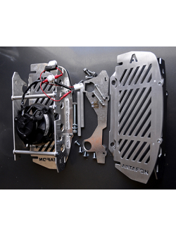 ARTAfon (RG01FKCAR) Hűtővédő + VENTILÁTOR KIT (SPAL) KTM/HQ - '17-'18 (karburátoros)