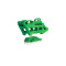 ACERBIS Láncvezető 2.0 KXF 250/450 (Fekete * Zöld * Fehér) AC 0017950