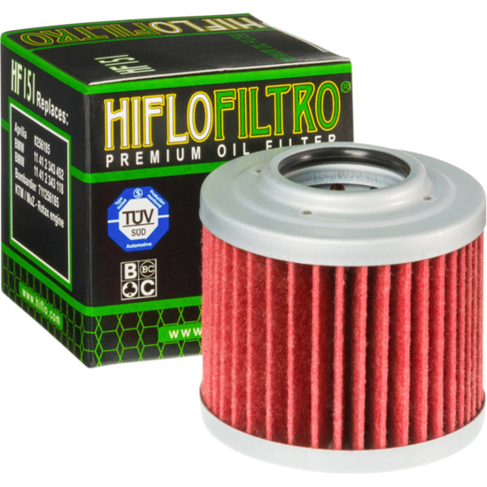 HIFLOFILTRO Olajszűrő Cserélhető Elem Papír HF151