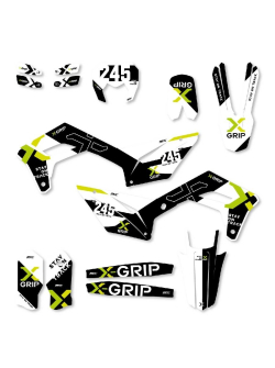 X-GRIP Grafikai Készlet XG-Design #20, fekete/fehér SHERCO SE(F), 2017 - XG-2655