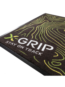 X-GRIP Lábtörlő "I LIKE IT DIRTY" 80 x 100cm fekete/zöld XG-1984