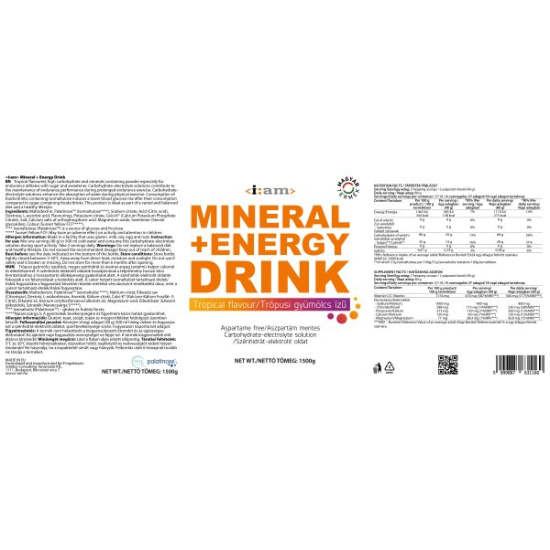 I:AM FUELING Mineral+Energy Drink több ízben 1500g #1