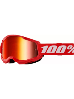 100% Strata 2 Goggle RED MR RD 50028-00018