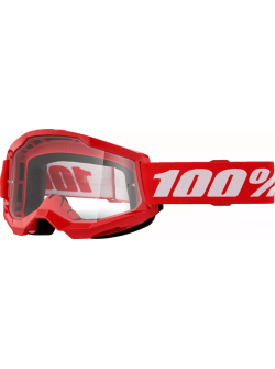 100% Strata 2 Goggle RED CLR 50027-00018