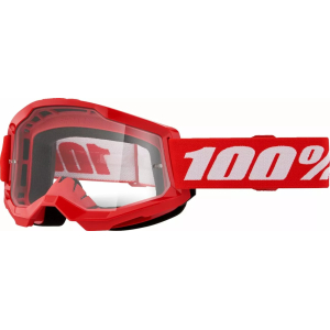 100% Strata 2 Goggle RED CLR 50027-00018