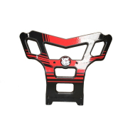 AXP Baxper HDPE Front bumper - Black/Red Honda TXR450 AX1211