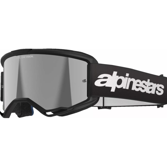 ALPINESTARS GOGGLES Vision 3 Wordmark Goggle BLK MIRROR-SIL 5103225-1456