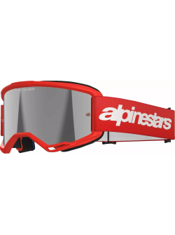 ALPINESTARS GOGGLES Vision 3 Wordmark Goggle RED MIRROR-SIL 5103225-3094