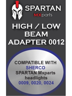 SPARTAN SMP - HIGH / LOW beam adapter 0012 Fits: Sherco