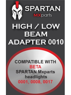 SPARTAN SMP - HIGH / LOW beam adapter 0010 Fits: Beta