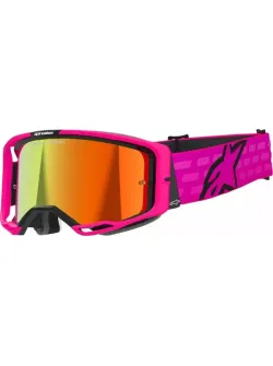 ALPINESTARS GOGGLES Vision 8 Corp Goggle PINK MIRROR-RED 5101625-3083