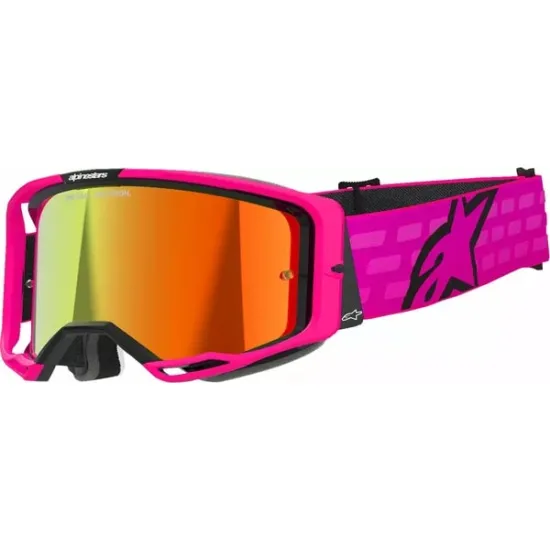 ALPINESTARS GOGGLES Vision 8 Corp Goggle PINK MIRROR-RED 5101625-3083