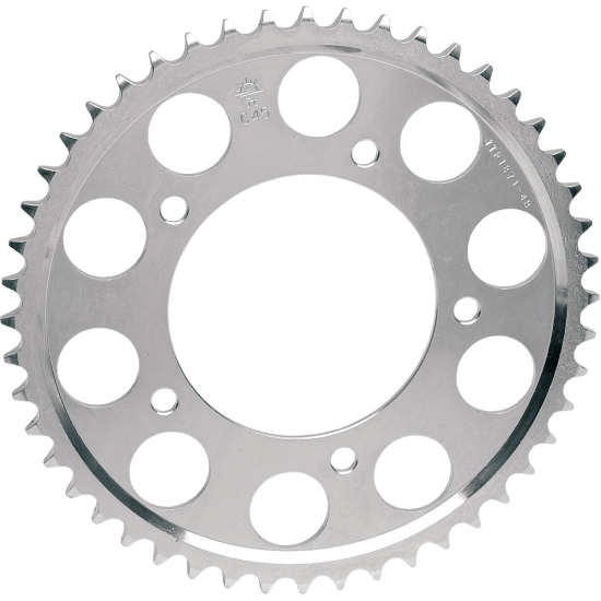 JT SPROCKETS HÁTSÓ LÁNCKERÉK / FOGAK SZÁMA 51 / LÁNCMÉRET 420 / KARBONSZÁLAS ACÉL / EZÜST JTR24.51