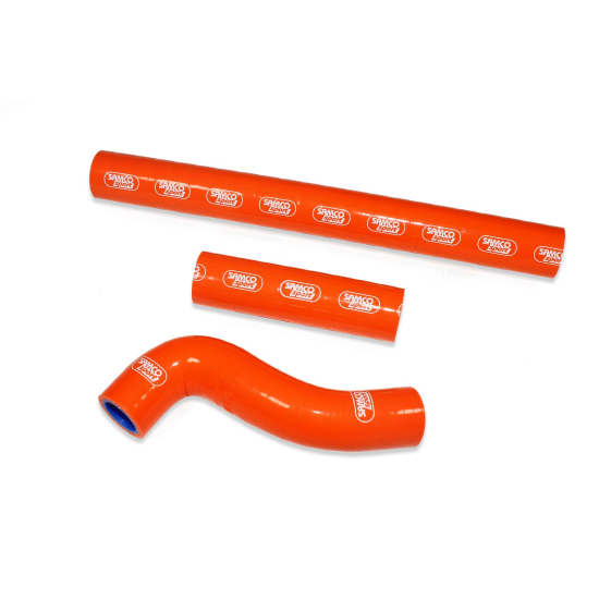 SAMCO SPORT RADIATOR HOSE KIT SILICONE ORANGE KTM99-OR