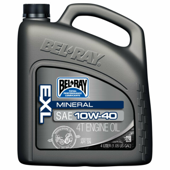 BEL-RAY EXL MINERAL 4-ÜTEMŰ MOTOROLAJ 10W-40 4 LITER 99090-B4LW