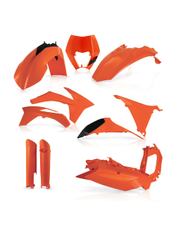 ACERBIS Teljes Kit Műanyag KTM EXC/EXCF 12-13 (Fekete * Narancs * Standard 12 * Fehér) AC 0016234