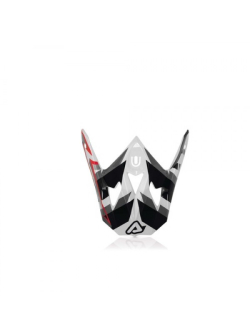 ACERBIS VISOR IMPACT ALL STARS - WHITE/RED AC 0017110.239