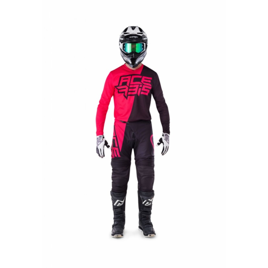 ACERBIS MX SKYCLAD SPECIAL SHIRT - FEKETE/RÓZSASZÍN (S * M * #4