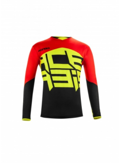 ACERBIS MX X-FLEX ALFA JERSEY - FEKETE/PIROS (S * L * XL * XXL * XXXL) AC 0022693.323