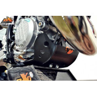 HDPE kartervédő 6mm FEKETE KTM 125SX 2016 - 2019 AX1363