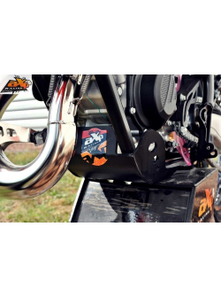 HDPE kartervédő 6mm FEKETE KTM 125SX 2016 - 2019 AX1363