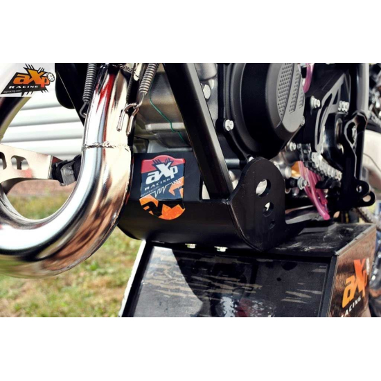 HDPE kartervédő 6mm FEKETE KTM 125SX 2016 - 2019 AX1363 #1