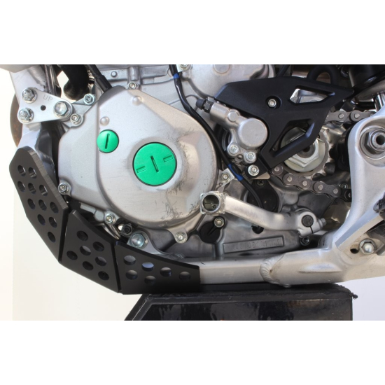 HDPE kartervédő 6mm FEKETE KAWASAKI KX450 2019 AX1517 #4