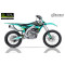 ACERBIS FULL KIT PLASTIC KAWASAKI KXF 450 2018 - TEAL GREEN AC 0022988.133