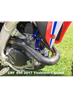 PRO-CARBON RACING Honda Kipufogó Védő - CRF 450 2017-18 Yoshimura Kipufogóhoz