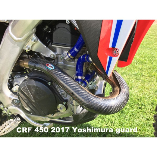 PRO-CARBON RACING Honda Kipufogó Védő - CRF 450 2017-18 Yoshimura Kipufogóhoz