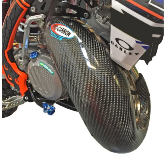 PRO-CARBON RACING KTM Kipufogóvédő - 2016-18 - 125/144/150 SX HGS-hez