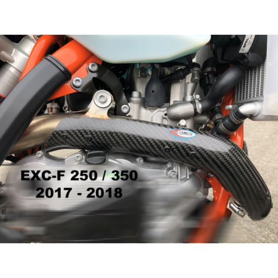 PRO-CARBON RACING KTM Kipufogó Védő - 2017-19 - 250 EXC-F