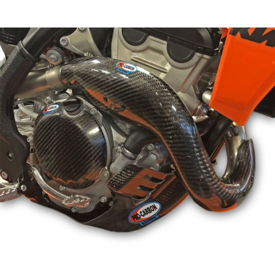 PRO-CARBON RACING KTM Kipufogóvédő - 2019 - 250 XC-F