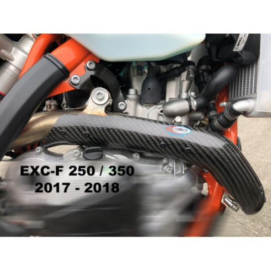 PRO-CARBON RACING KTM Kipufogó Védő - Év 2017-19 - 350 EXC-F KT-EG-37