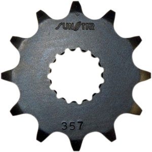 SUNSTAR SPROCKETS 357 ELSŐ CSERE LÁNCKERÉK 13 FOG 520-OS OSZTATÚ FEKETE ACÉL 35713