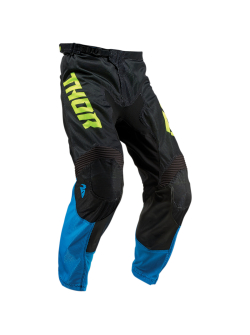 THOR YOUTH PULSE AIR ACID S9Y OFFROAD PANTS ELECTRIC BLUE/BLACK (18 * 20 * 22 * 24 * 26) 2903-1683