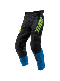 THOR YOUTH PULSE AIR ACID S9Y OFFROAD PANTS ELECTRIC BLUE/BLACK (18 * 20 * 22 * 24 * 26) 2903-1683