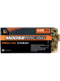 MOOSE RACING HARD-PARTS LÁNC 428-RXP / 130 SZEM / PRO-MX / ARANY M575-00-130