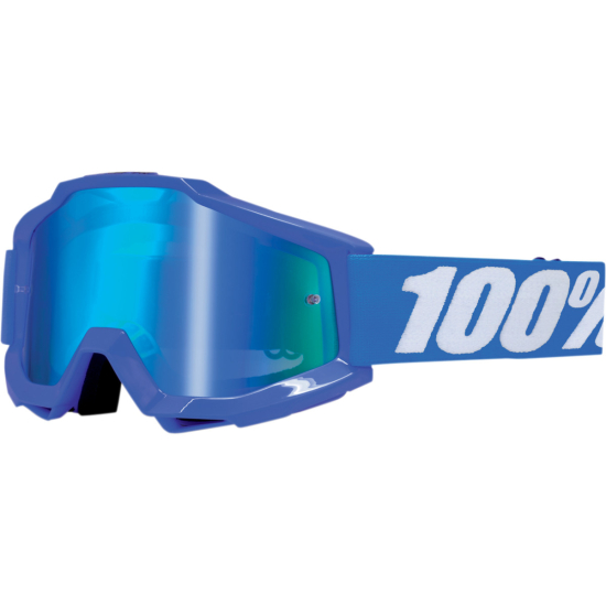 100% ACCURI REFLEX KÉK OFFROAD VÉDŐSZEMÜVEG TÜKRÖS KÉK LENCSEVEL 50210-002-02