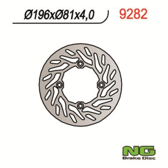 NG 9282 fix kör alakú féktárcsa 350282