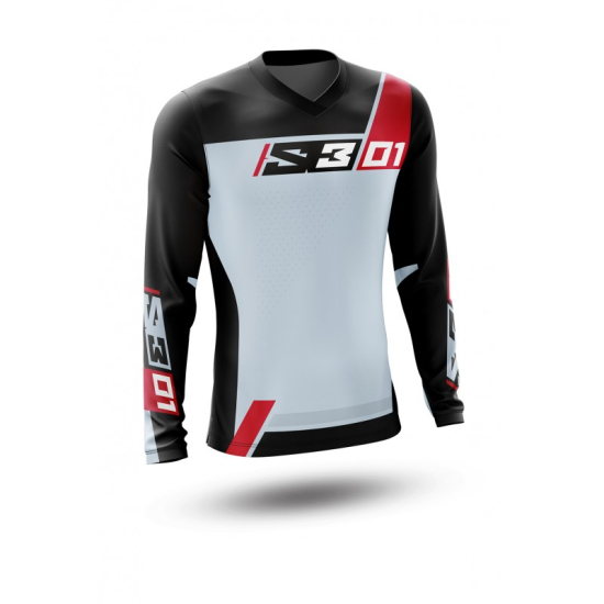 S3 Enduro Póló Kollekció 01 (SZÜRKE * PIROS/KÉK * FEKETE/PIROS) (XS-5XL) 01 Kollekció