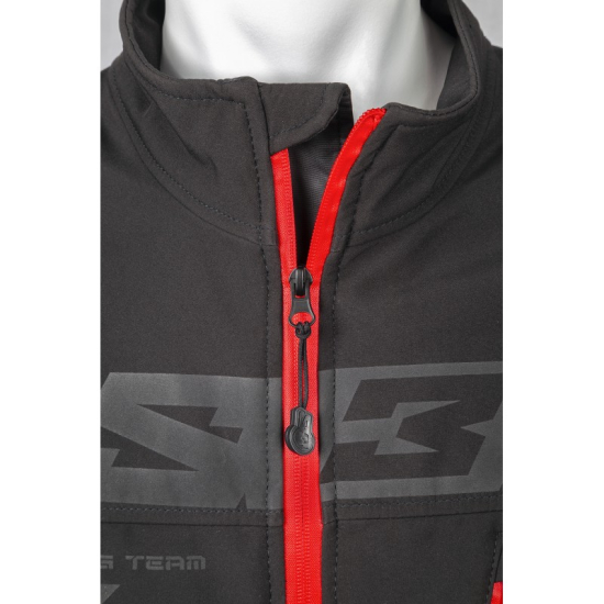 S3 Soft Shell Protec Kabát Fekete (S-4XL) Y-035 #4