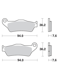 MOTO-MASTER FÉKBETÉT OFFROAD SINTER PRO RACING GP 093012