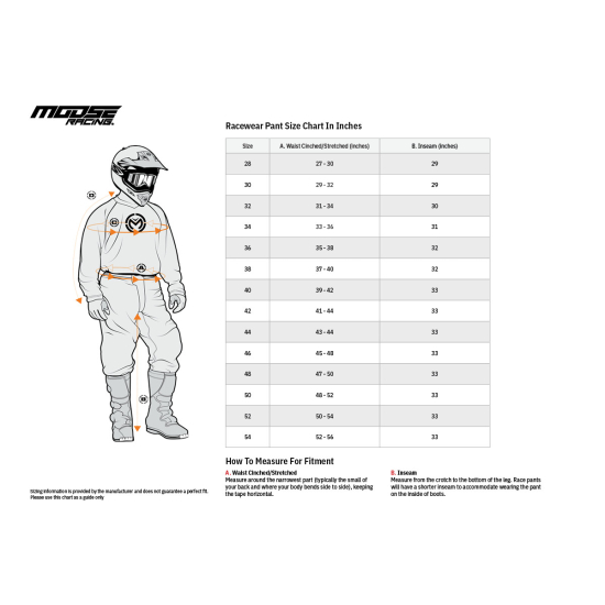 MOOSE RACING SOFT-GOODS M1 Nadrág - Fekete (28-42) 2901-9170 #1