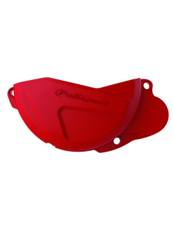 POLISPORT CLUTCH COVER PROTECTOR Honda CRF250R 2010-17 (BLACK * RED) 844110000