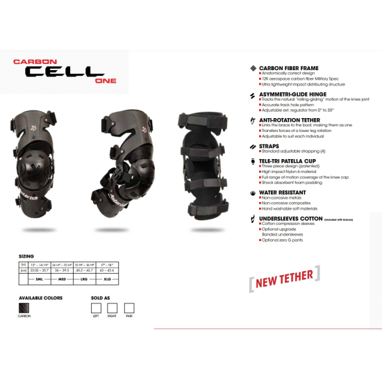 ASTERISK Carbon Cell 1 - szénszálas térdgép / térdvédő - Pár #6