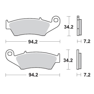 MOTO-MASTER FÉKBETÉT OFFROAD SINTER PRO RACING 093411