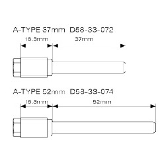 DRC Rozsdamentes Fékcsapp készlet 2db YZ/YZF/WRF/XR A37, A52 #3