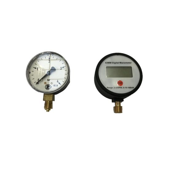 KYB TOOLS manometer (analog * DRC) 0-4 bar 150370000