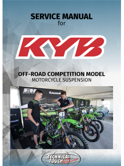 KYB TOOLS service manual KYB MX (English * Deutsch * Francais * Nederlands)